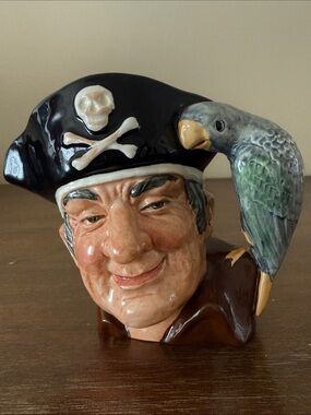ROYAL DOULTON Long John Silver Pirate Jug
